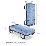 Jay-Be Upright Hotel Guest Bed with Waterproof Mattress