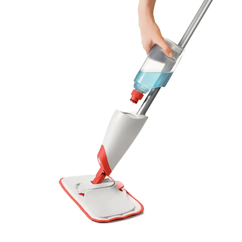 Oxo Microfibre Spray Mop with Slide Out Scrubber