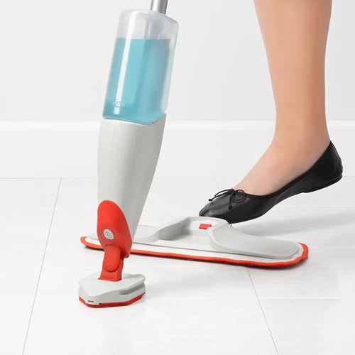 Oxo Microfibre Spray Mop with Slide Out Scrubber