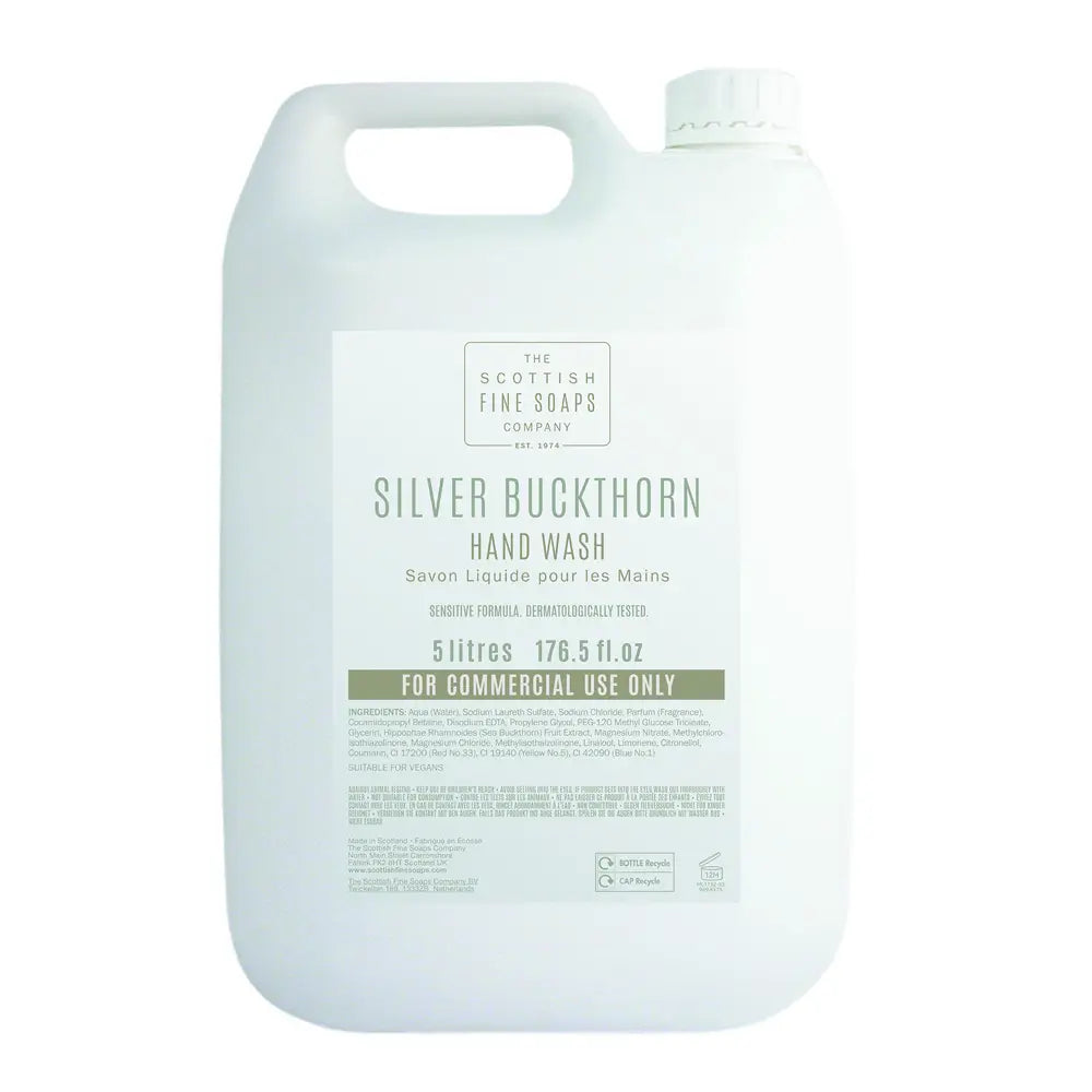 Scottish Fine Soaps Silver Buckthorn Hand Wash 5L