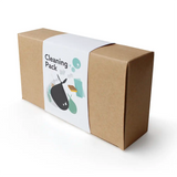 Cleaning Pack in kraft cardboard packaging with printed label
