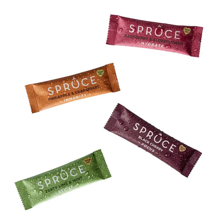 Spruce Concentrated Water Flavouring Sachets - Mixed Pack of 100