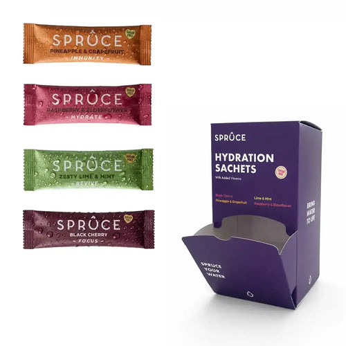 Spruce Concentrated Water Flavouring Sachets - Mixed Pack of 100
