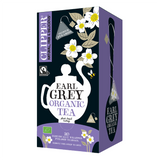 Clipper Premium Fairtrade Organic Earl Grey Pyramid Tea Bags - Tag & Envelope