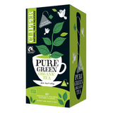 Clipper Premium Fairtrade Organic Green Tea Pyramid Tea Bags - Tag & Envelope