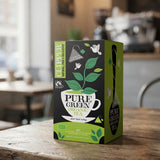 Clipper Premium Fairtrade Organic Green Tea Pyramid Tea Bags - Tag & Envelope