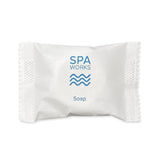 Paper wrapped Spa Works soap bar
