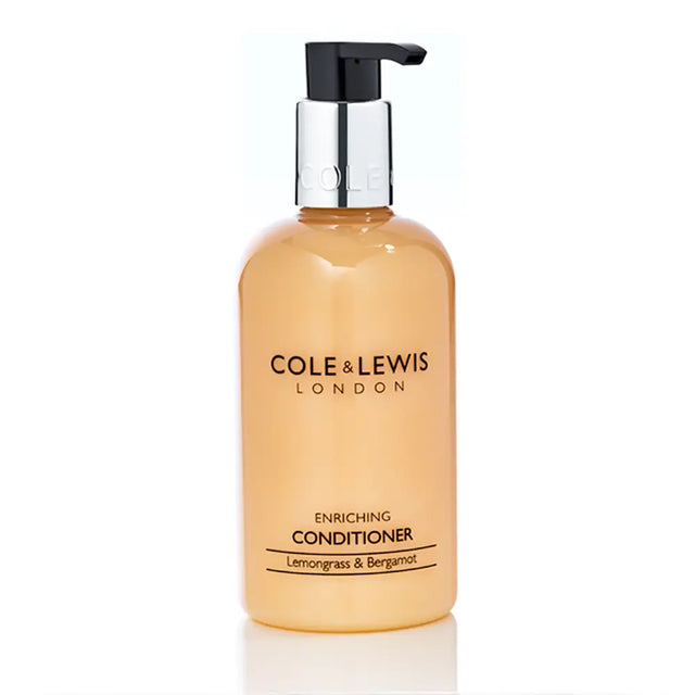 Cole & Lewis London enriching conditioner bottle on a white background