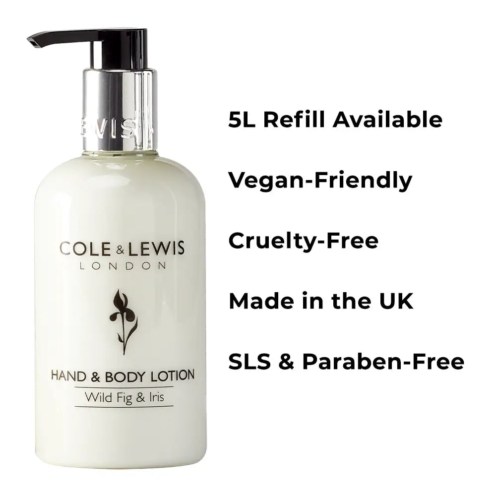Cole & Lewis Wild Fig & Iris body lotion