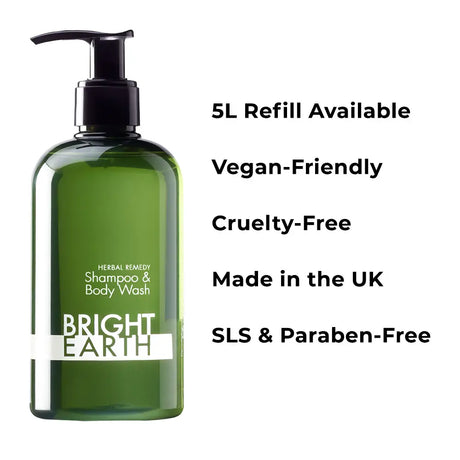 Bright Earth Herbal Remedy Shampoo & Body Wash 300ml benefits