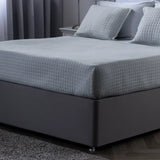 Grey jersey cotton bed base wraps