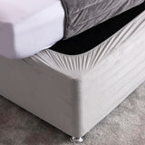 Faux Suede Bed Base Wrap