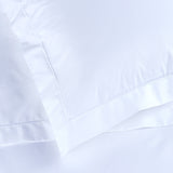 Image featuring White Easy-care Percale Oxford Pillowcase - Pair