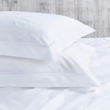 Image featuring White Easy-care Percale Oxford Pillowcase - Pair