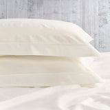 Image featuring Rich cream Easy-care Percale Oxford Pillowcase - Pair