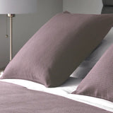 Taupe Ashley Cushion  - waffle style knit and fine rib detail 