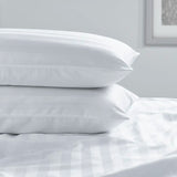 Easycare Satin Stripe Housewife Pillowcase - Pair
