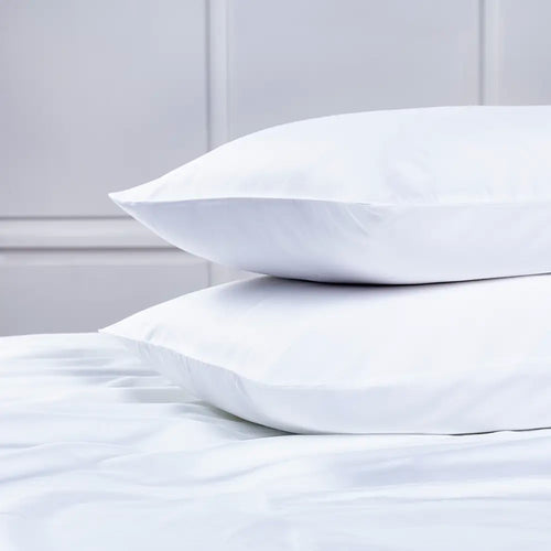Luxury Cotton Sateen 400TC Housewife Pillowcase - Pair