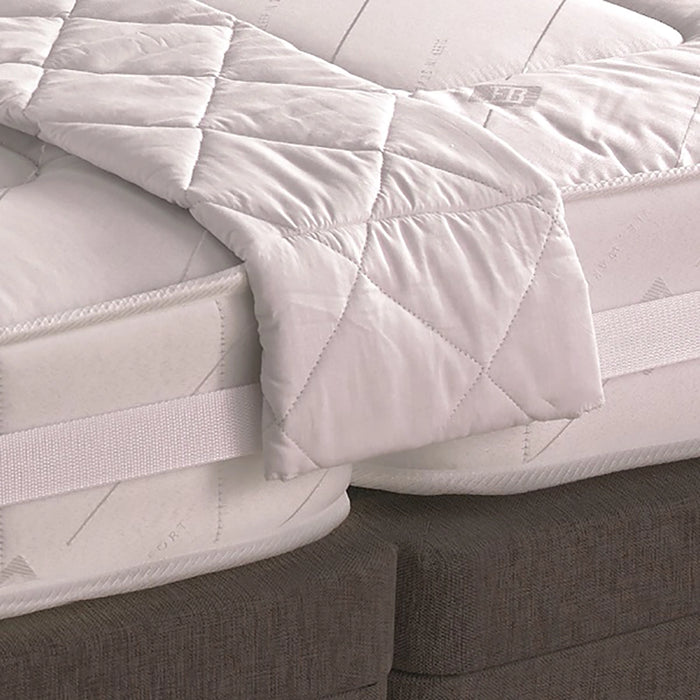 close up of Quick link fitted to mattresses