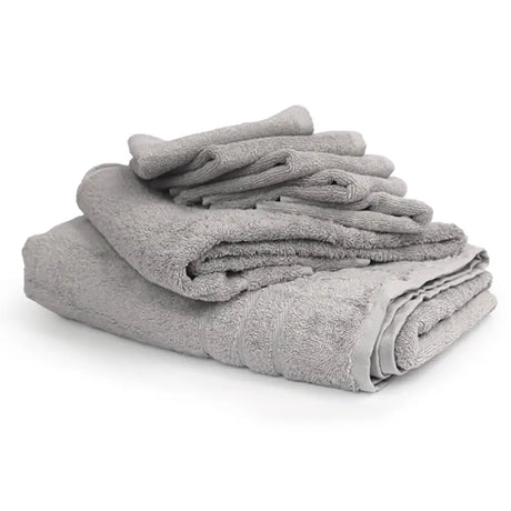 Sliver Grey Classic Cotton Towel Bundle