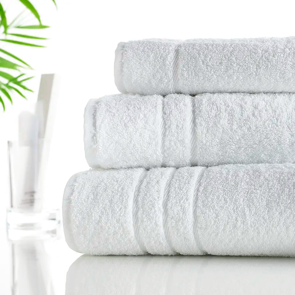 Classic Cotton Towel Bundle White 