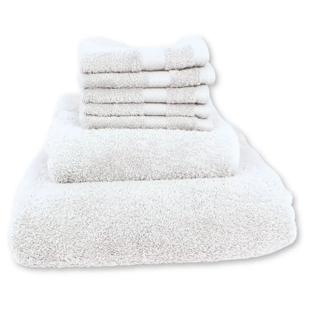 Luxury Cotton Towel Bundle white