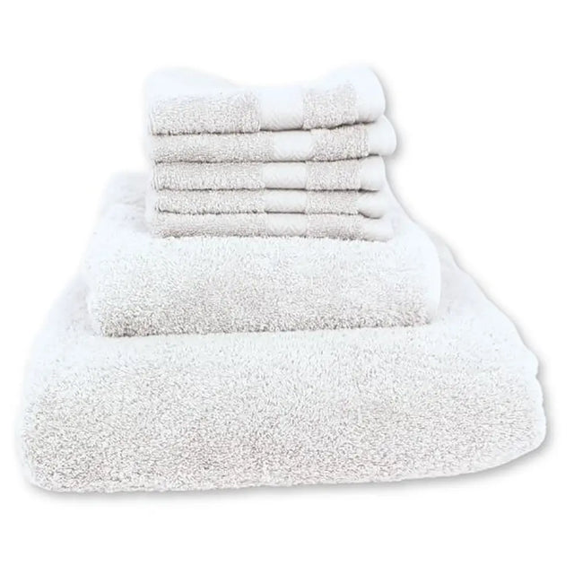 Luxury Cotton Towel Bundle white