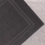 Classic Cotton Bath Mat Anthracite black 