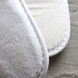 Luxury Velour Slippers with Closed Toe