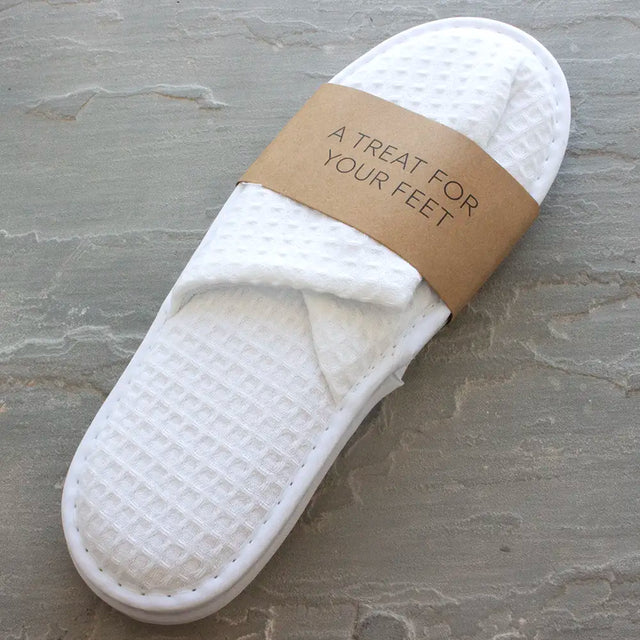 Classic Waffle Slippers with Closed Toe pack 