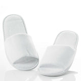 Classic Terry Slippers with Open Toe