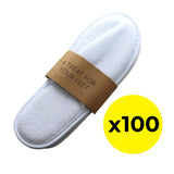 Classic Terry Slippers with Closed Toe pack of 100