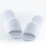 Terry Slippers with Non-Slip EVA Sole Open Toe 