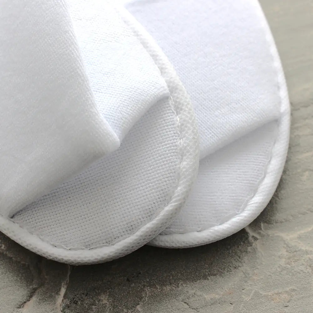 Polyester Terry Slippers stich detail