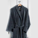  Anthracite Turkish cotton-towelling bathrobes