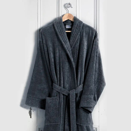  Anthracite Turkish cotton-towelling bathrobes