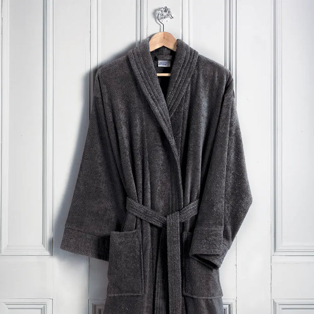  Anthracite Turkish cotton-towelling bathrobes