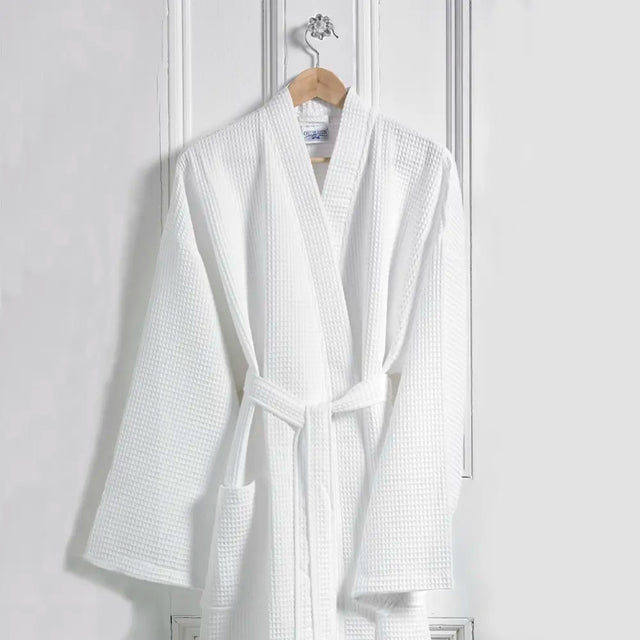 Classic White Waffle Bathrobe