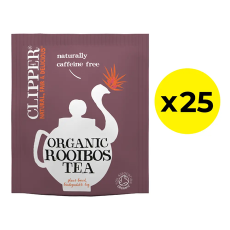 Clipper Organic Rooibos Tea Bags - Tag & Envelope