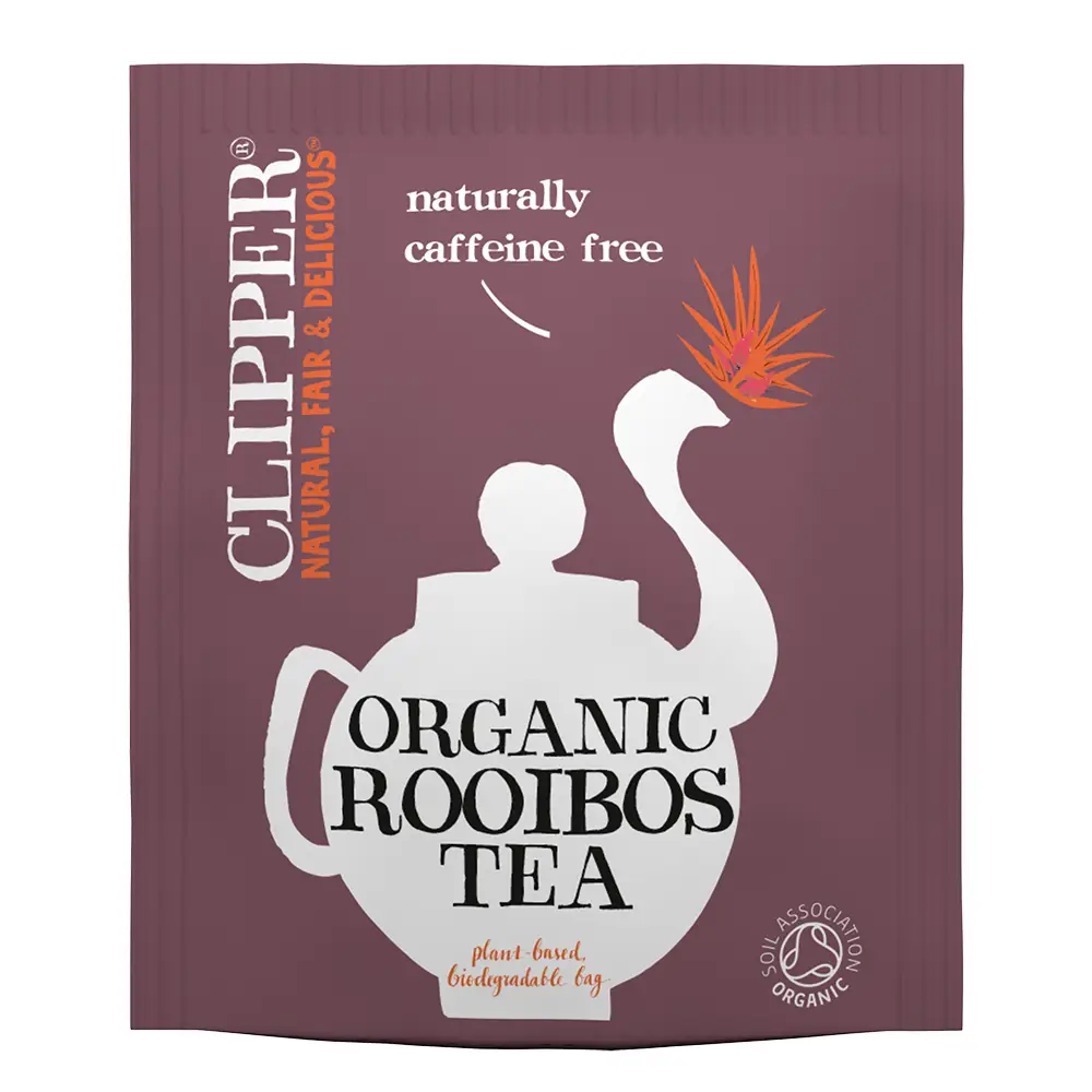 Clipper Organic Rooibos Tea Bags - Tag & Envelope