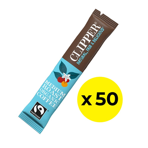 Clipper Fairtrade Organic Instant Coffee Sticks