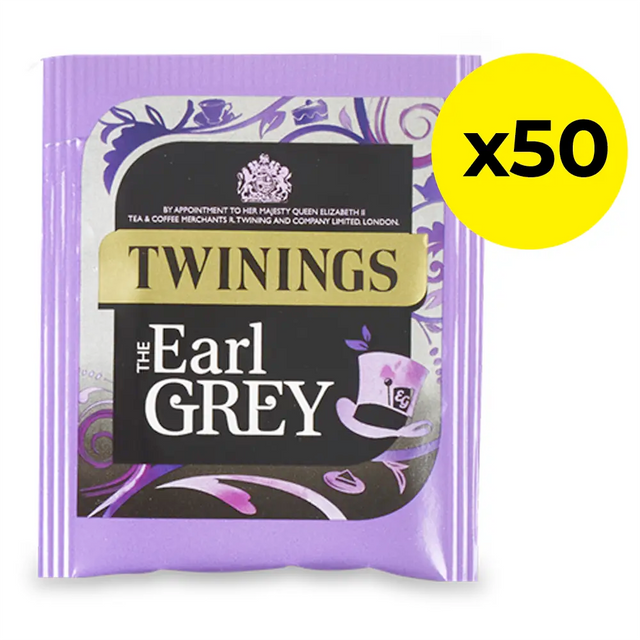 Twinings Earl Grey Tea Bags (Tag & Envelope) - Pack of 50