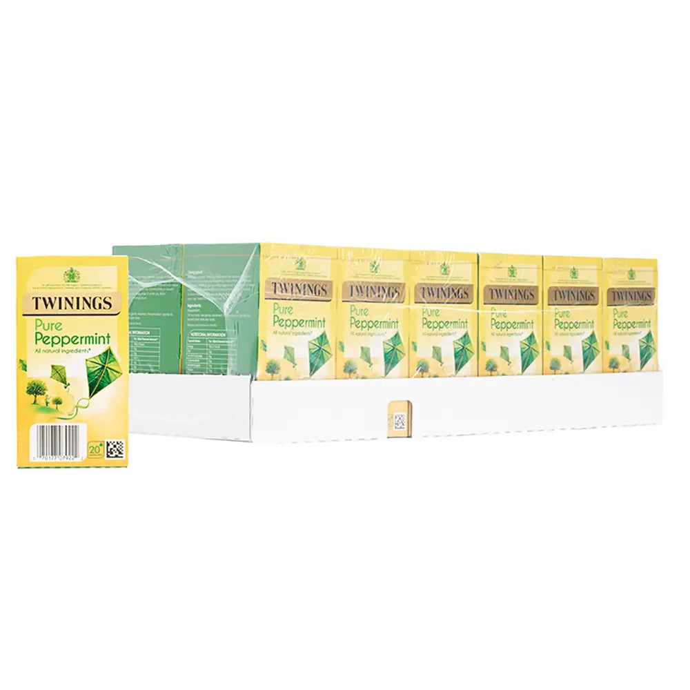 Twinings Pure Peppermint Tea Bags (Tag & Envelope) - Pack of 20
Success

