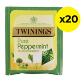 Twinings Pure Peppermint Tea Bags (Tag & Envelope) - Pack of 20