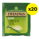 Twinings Pure Green Tea Bags (Tag & Envelope) - Pack of 20