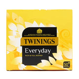 Twinings Everyday tea packaging with yellow floral design - Pack of 50