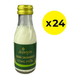 Semi-Skimmed Milk In Glass Bottles 97ml - Pack of 24