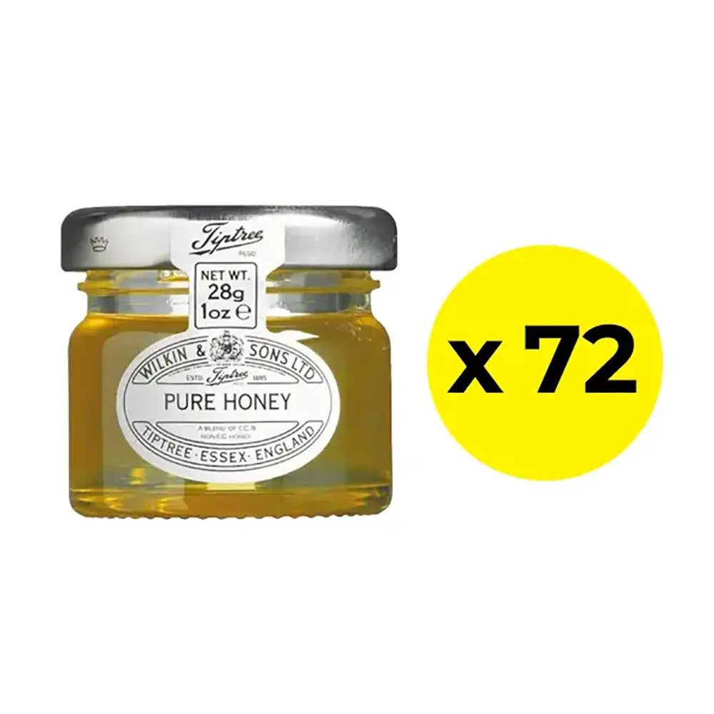 Tiptree Clear Honey Mini Jars pack of 72