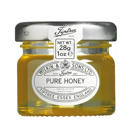 tiptree single honey portion 28g mini jar