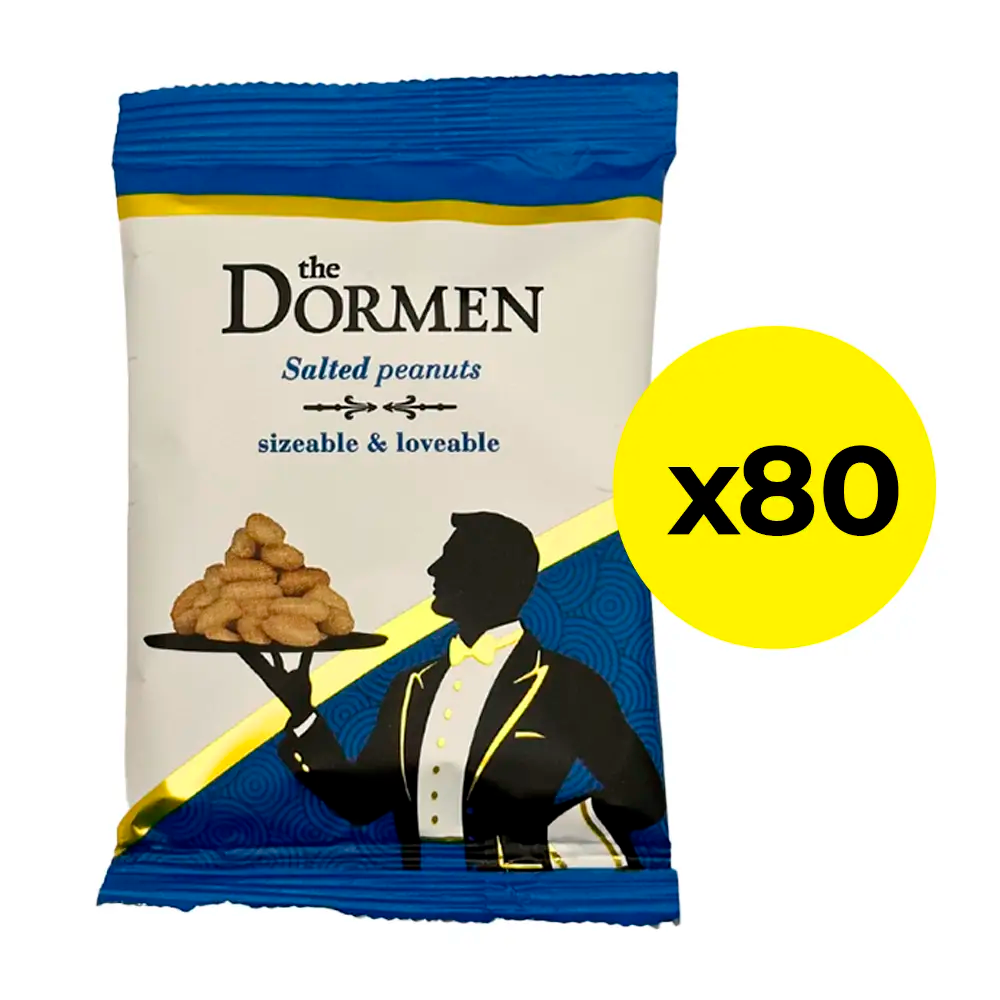 Dormen Salted Peanuts Mini Packs - Pack of 80